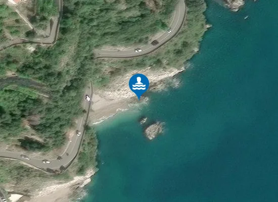 Satellite image of Spiaggia della Campana