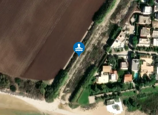 Satellite image of Playa Grande