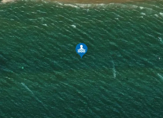 Satellite image of Spiaggia Primo Scivolo