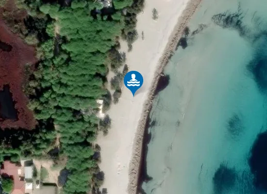 Satellite image of Spiaggia Hotel Giardini di Cala Ginepro
