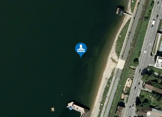 Satellite view of BODENSEE, MILITÄRBAD LOCHAU