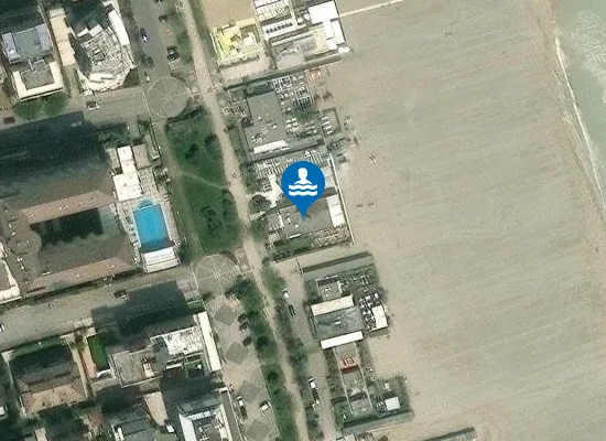 Satellite image of Palace Beach