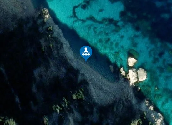 Satellite image of Spiaggia delle Sorgenti