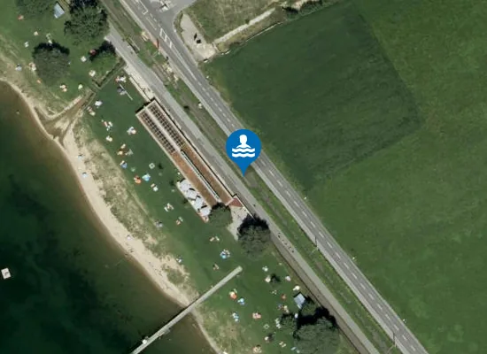 Satellite view of BODENSEE, STRANDBAD LOCHAU