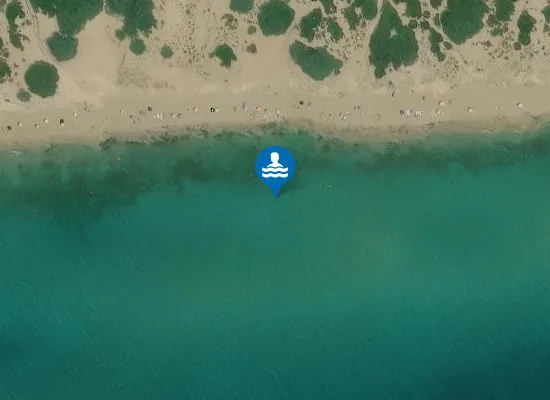 Satellite image of Spiaggia presso le Dune di Campomarino