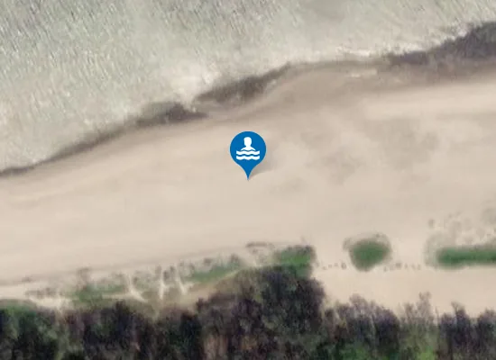 Satellite image of 200 M ØST FOR UDLØB FRA NORDKYSTENS R/A