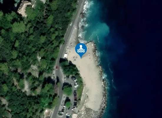 Satellite image of Giò e Rino Beach