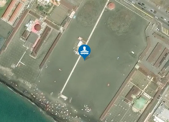 Satellite image of Spiaggia Libera - S*P*Q*R
