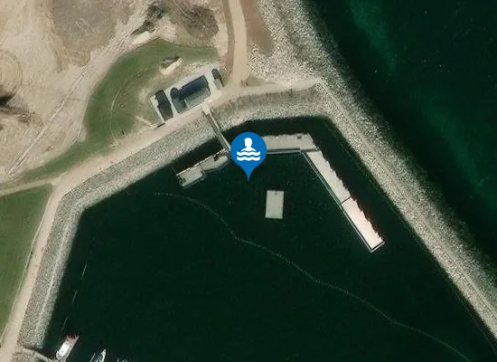 Satellite image of HAVNEBAD KØGE MARINA