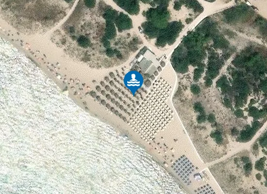 Satellite image of Lido Sabbioso