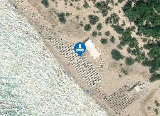 Satellite image of Astor Beach