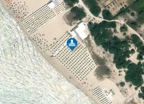 Satellite image of Lido Il Molo