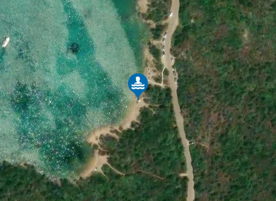 Satellite image of Doggie Beach