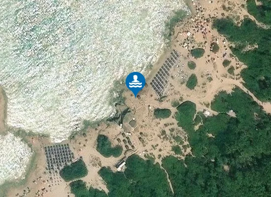 Satellite image of Punta della Suina