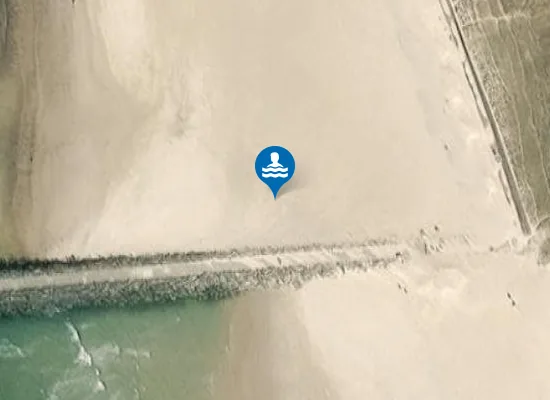 Satellite image of VESTERHAVET, HVIDE SANDE