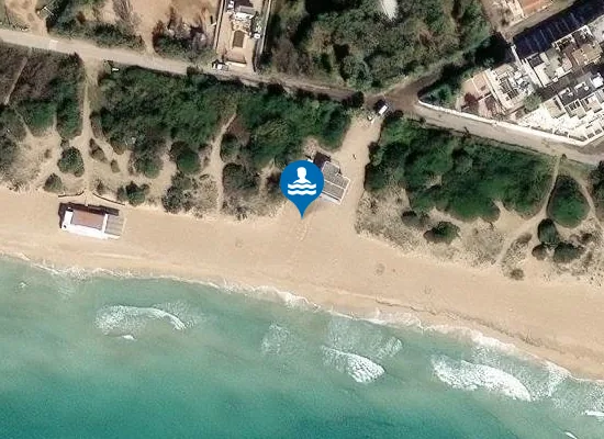 Satellite image of Rottacapozza Beach