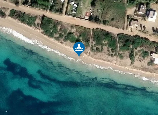 Satellite image of Baia d'oro
