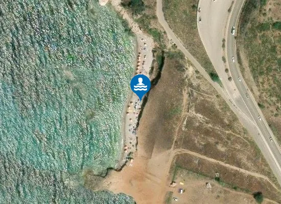 Satellite image of Cala Bue Marino