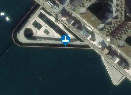 Satellite image of HAVNEBADET, BASSIN 7