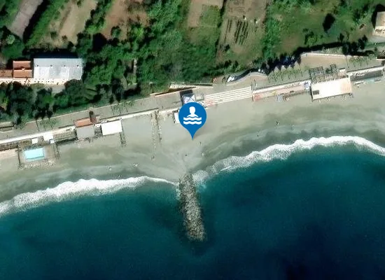 Satellite image of Spiaggia Libera