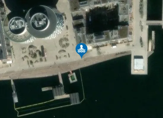 Satellite image of SANDKAJ BADEZONE