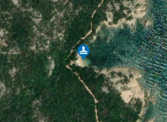 Satellite image of Punta Molara