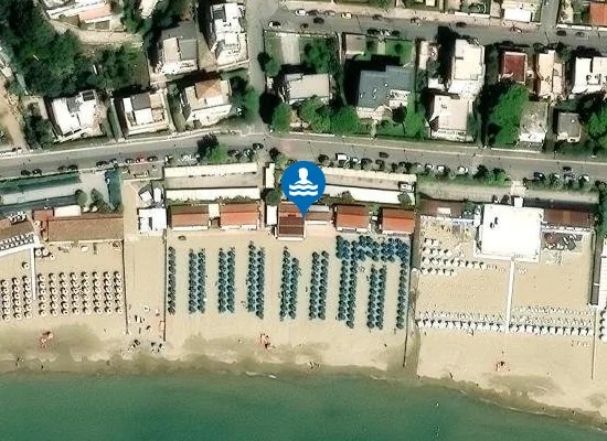 Satellite image of Lido Nave di Serapo