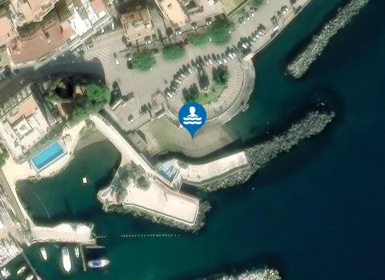 Satellite image of Spiaggia Largo Sermoneta