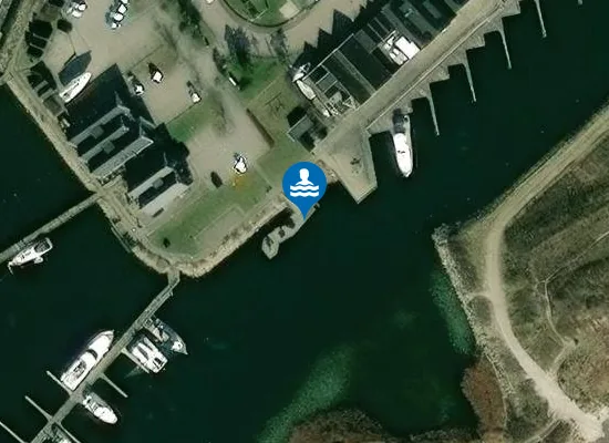 Satellite image of HUNDIGE HAVN