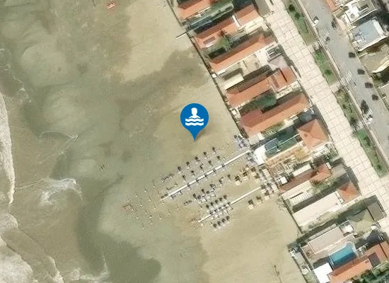 Satellite image of Bagno Moby Dick