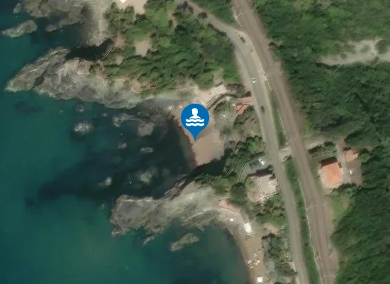 Satellite image of Spiaggia di Santa Lucia