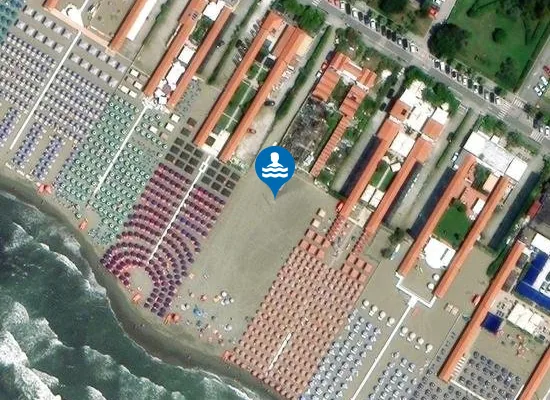 Satellite image of Spiaggia libera
