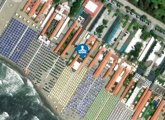 Satellite image of Bagno Lydia