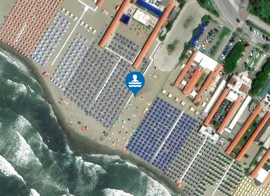Satellite image of Spiaggia libera