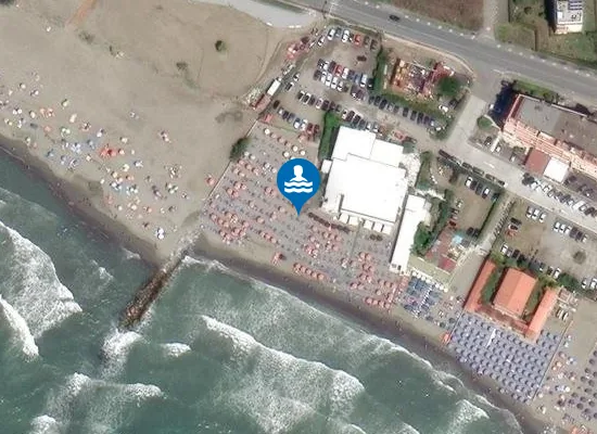 Satellite image of Bagno Roma
