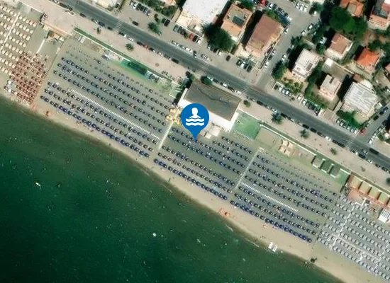 Satellite image of Lido Delizia