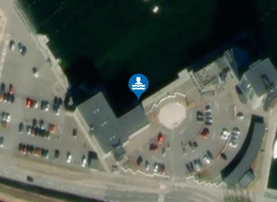 Satellite image of HAVNEBADET, STRUER
