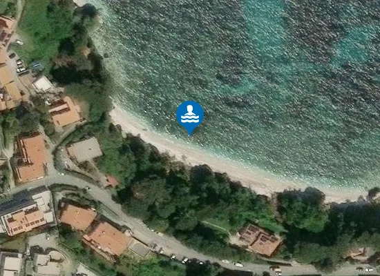 Satellite image of Cala dei frati