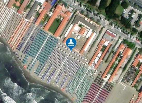 Satellite image of Bagno Zaza