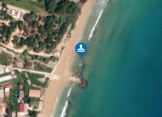 Satellite image of Spiaggia di Gallina