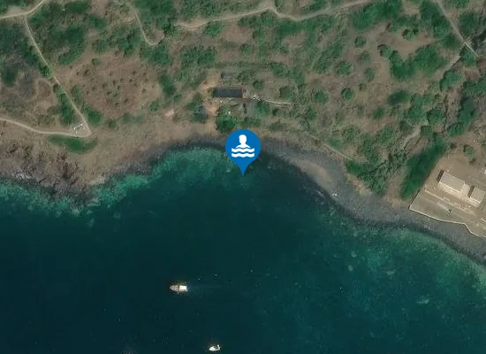 Satellite image of Spiaggia della Nonna
