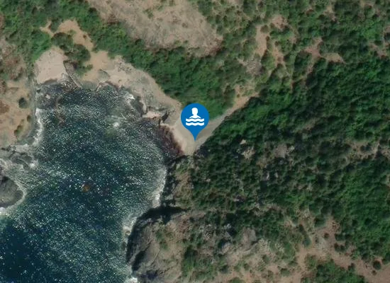 Satellite image of Cala Bernardu