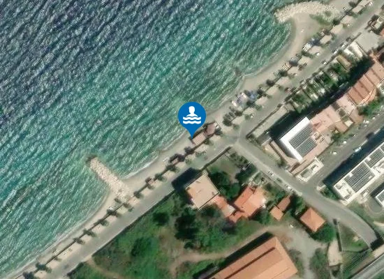 Satellite image of Lido Polo Nord