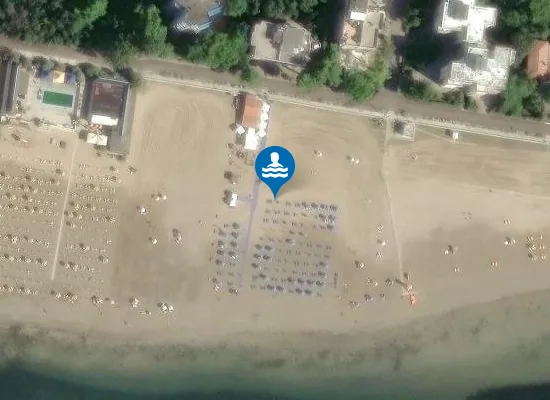 Satellite image of Laguna Gradese