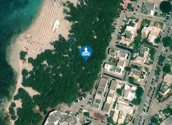 Satellite image of Spiaggia di Rivabella
