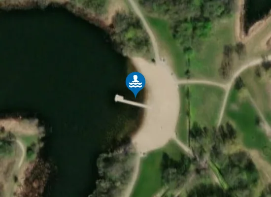 Satellite image of BADESØ GYMNASIEPARKEN