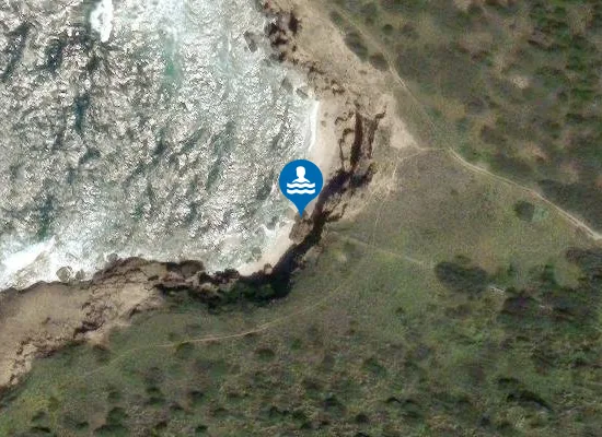 Satellite image of Cala Unia