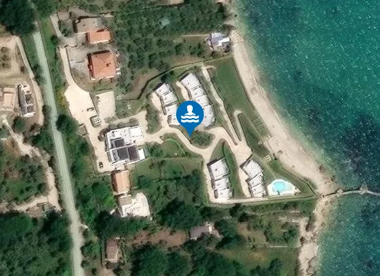 Satellite image of Baia Delphis