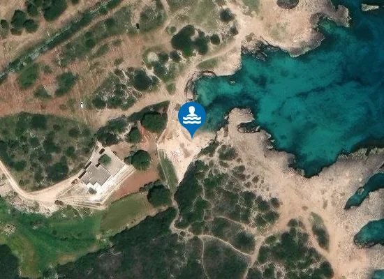 Satellite image of Cala Verde