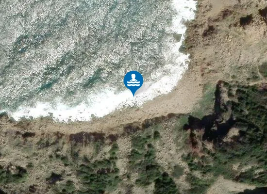 Satellite image of Cala del Gallo